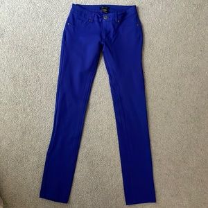 Timing navy blue skinny Stretch Jean legging Jeggings size small.